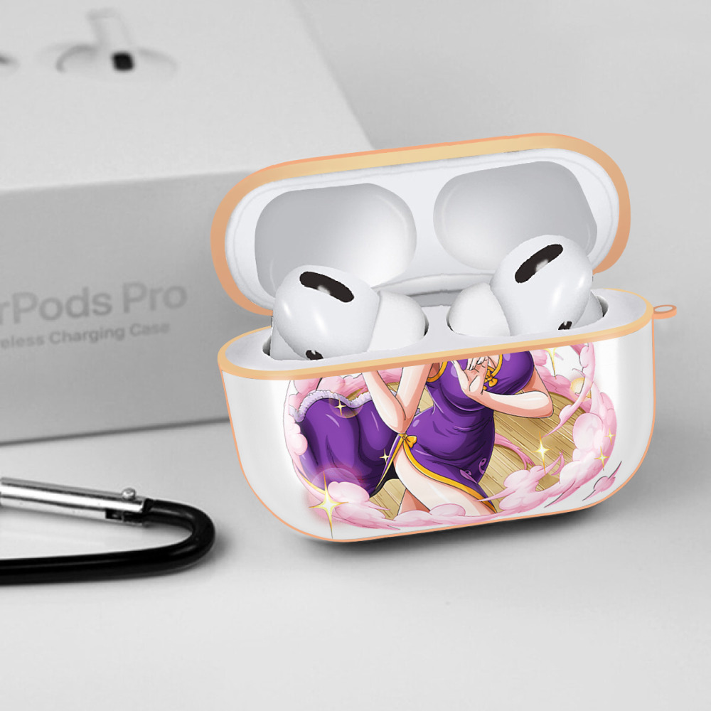 ワンピース ボア・ハンコック ONE PIECE Boa·Hancock 【AirPods Pro用】ハードシェル保護ケース｜耐衝撃・防指紋・カラビナ付き商品仕様