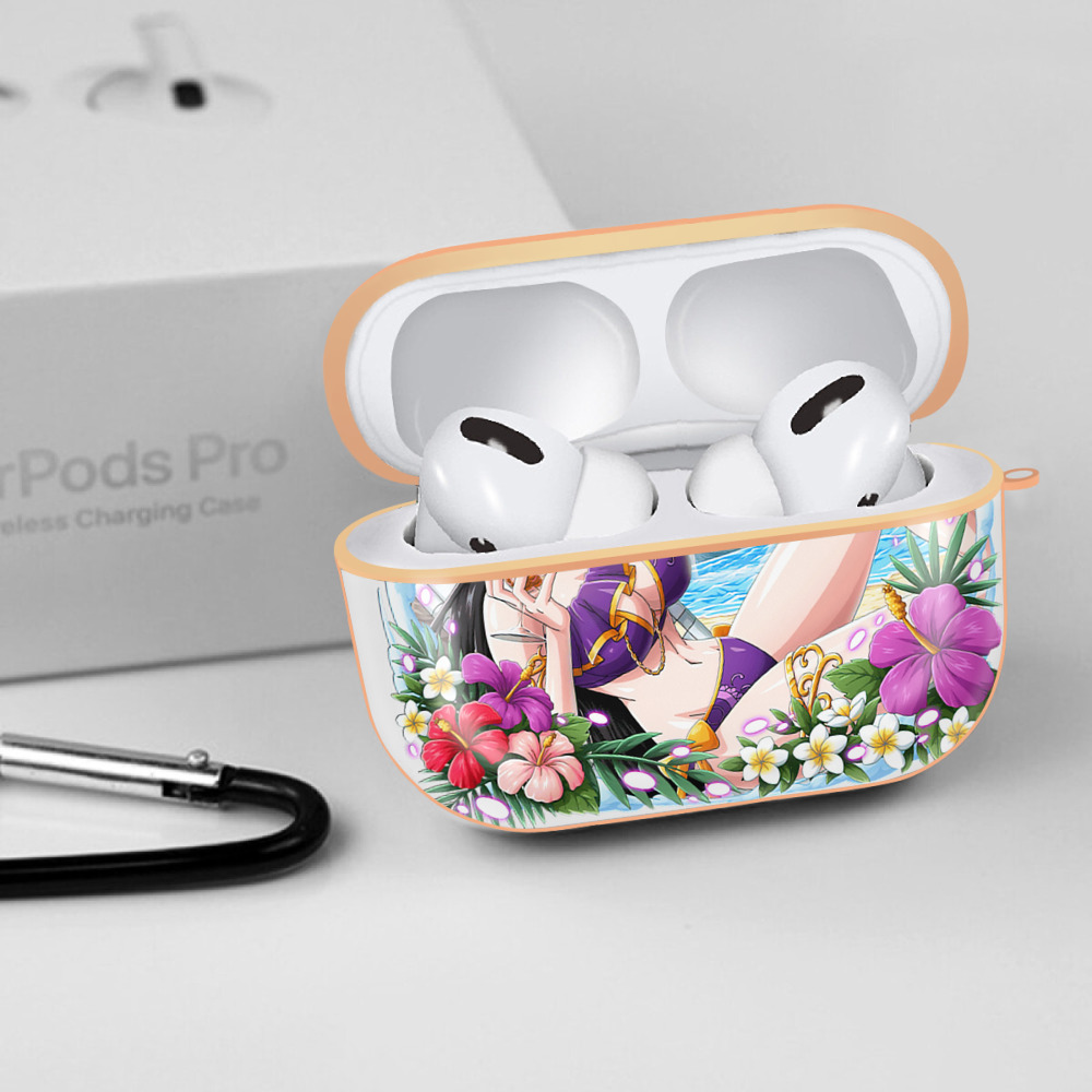 ワンピース ボア・ハンコック ONE PIECE Boa·Hancock 【AirPods Pro用】ハードシェル保護ケース｜耐衝撃・防指紋・カラビナ付き商品仕様