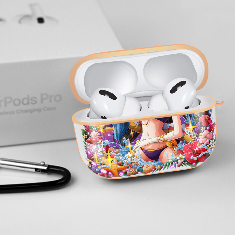 ワンピース ボア・ハンコック ONE PIECE Boa·Hancock 【AirPods Pro用】ハードシェル保護ケース｜耐衝撃・防指紋・カラビナ付き商品仕様