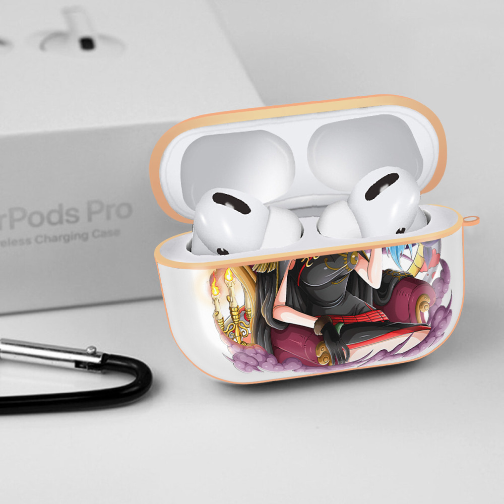 ワンピース ボア・ハンコック ONE PIECE Boa·Hancock 【AirPods Pro用】ハードシェル保護ケース｜耐衝撃・防指紋・カラビナ付き商品仕様