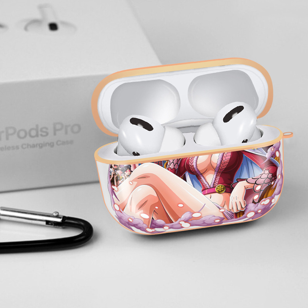 ワンピース ボア・ハンコック ONE PIECE Boa·Hancock 【AirPods Pro用】ハードシェル保護ケース｜耐衝撃・防指紋・カラビナ付き商品仕様
