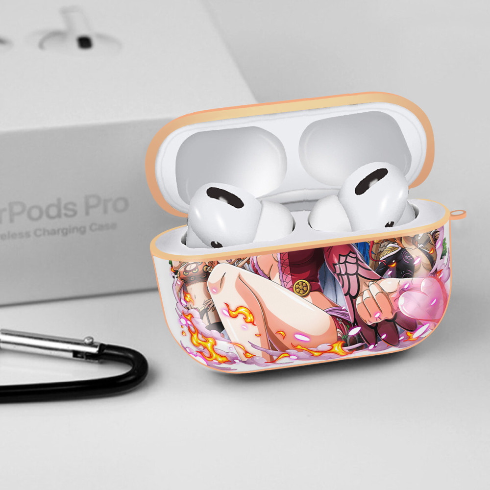ワンピース ボア・ハンコック ONE PIECE Boa·Hancock 【AirPods Pro用】ハードシェル保護ケース｜耐衝撃・防指紋・カラビナ付き商品仕様