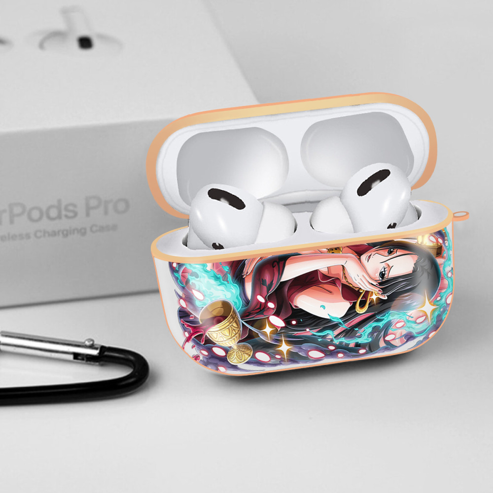 ワンピース ボア・ハンコック ONE PIECE Boa·Hancock 【AirPods Pro用】ハードシェル保護ケース｜耐衝撃・防指紋・カラビナ付き商品仕様