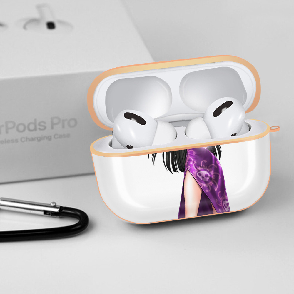ワンピース ボア・ハンコック ONE PIECE Boa·Hancock 【AirPods Pro用】ハードシェル保護ケース｜耐衝撃・防指紋・カラビナ付き商品仕様