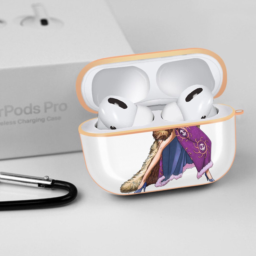 ワンピース ボア・ハンコック ONE PIECE Boa·Hancock 【AirPods Pro用】ハードシェル保護ケース｜耐衝撃・防指紋・カラビナ付き商品仕様